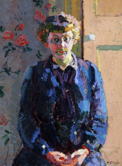 Porträt von Sylvia Gosse, 1912 von Harold Gilman